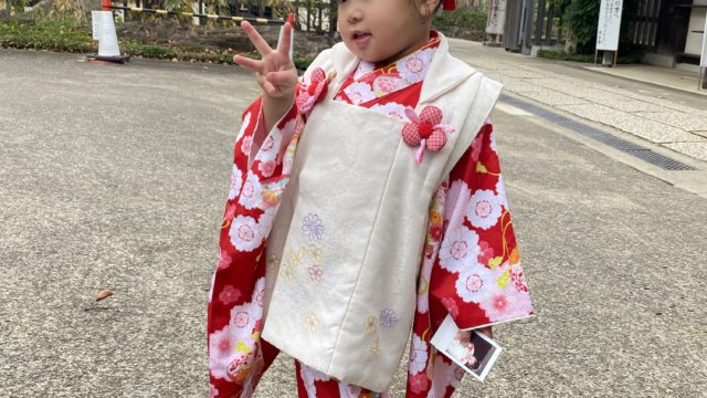 3歳の七五三